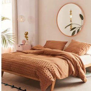 Urban Outfitters Tufted Dot Duvet Cover & Sham Set